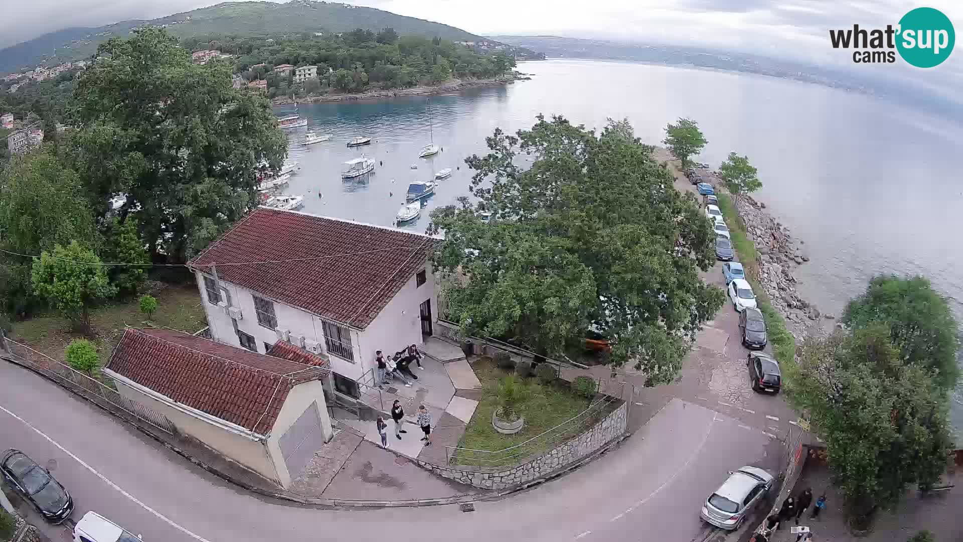 Webcam port d’Ika – Vue en direct et lumières d’Opatija