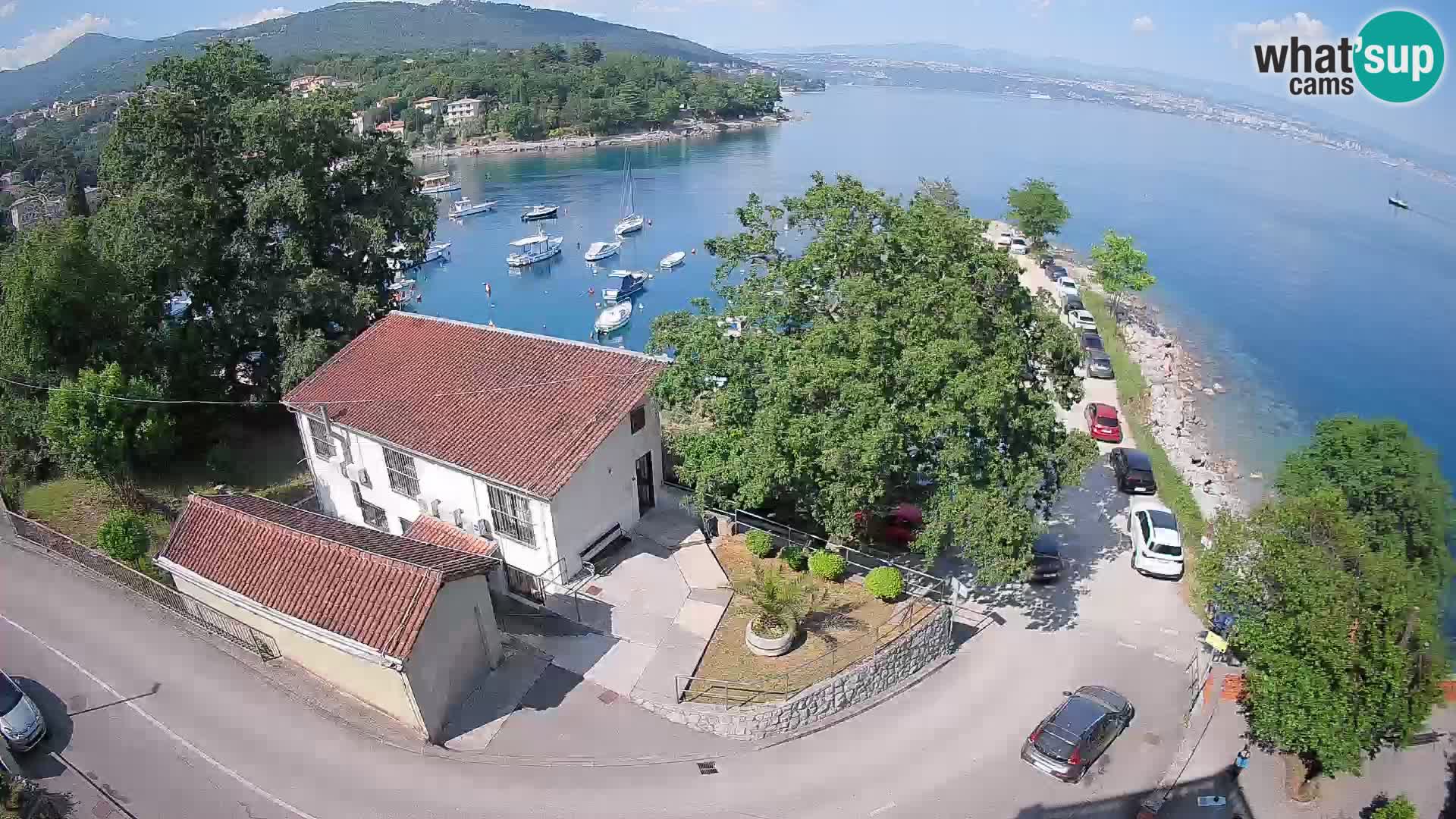 Webcam Ika Hafen – LIVE Blick auf den Hafen und die Lichter von Opatija