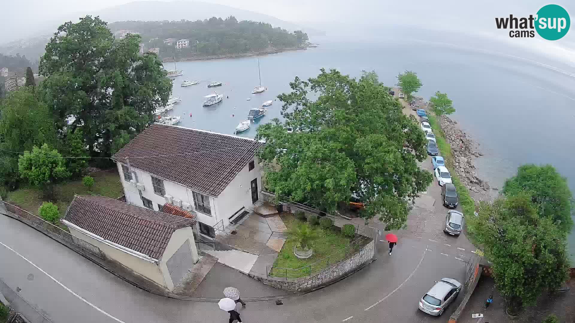 Webcam port d’Ika – Vue en direct et lumières d’Opatija