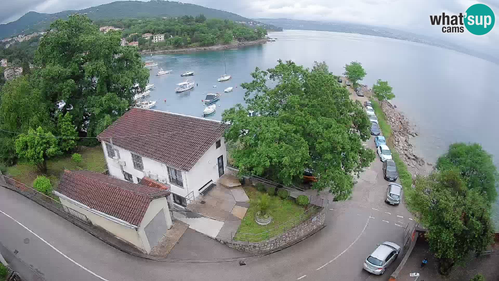Webcam Ika Hafen – LIVE Blick auf den Hafen und die Lichter von Opatija