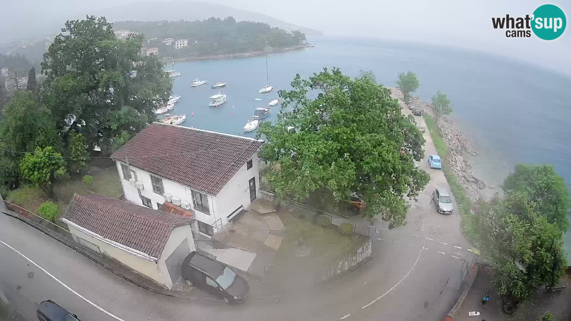 Ika Harbor Webcam – LIVE View of the Harbor and Opatija Lights