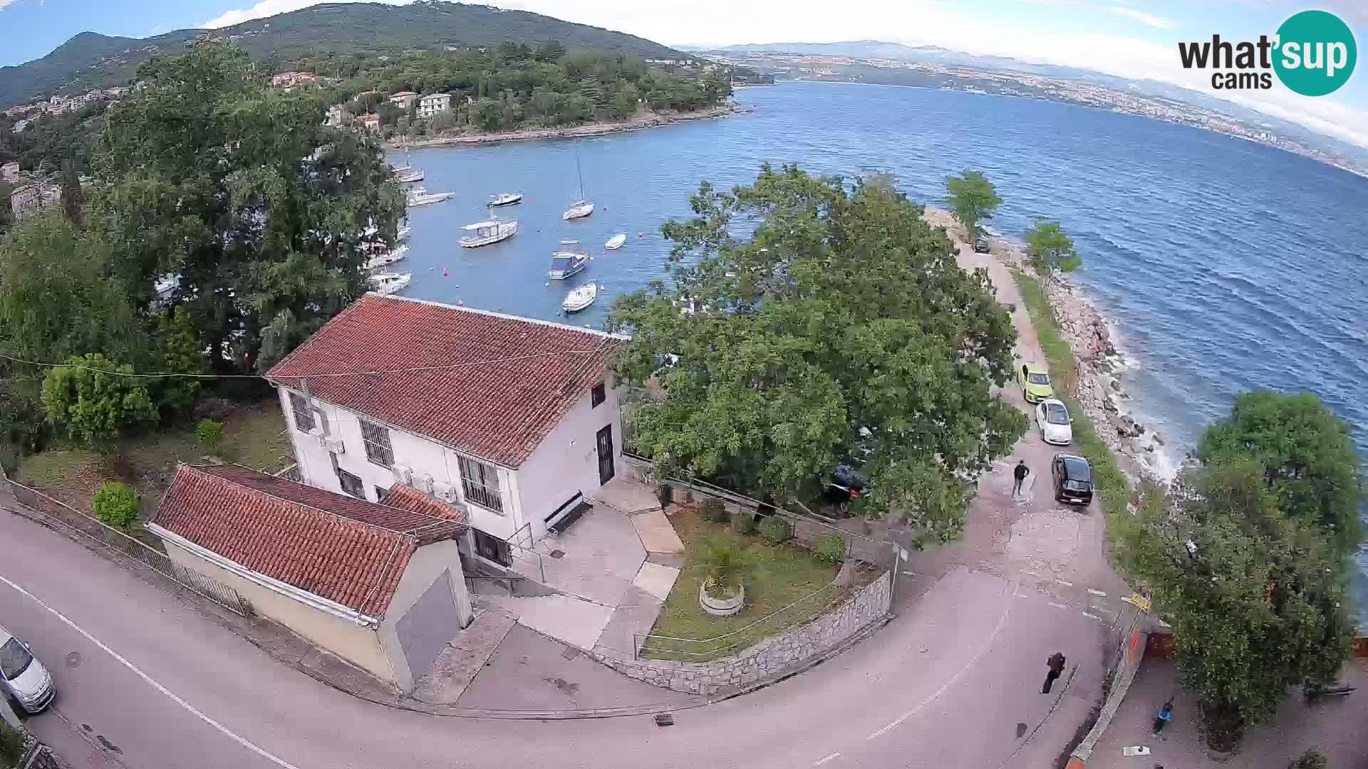 Webcam port d’Ika – Vue en direct et lumières d’Opatija