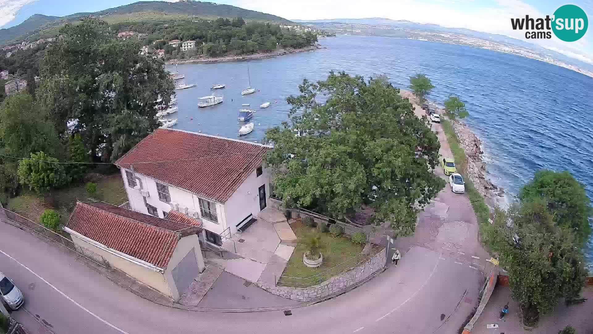 Webcam port d’Ika – Vue en direct et lumières d’Opatija