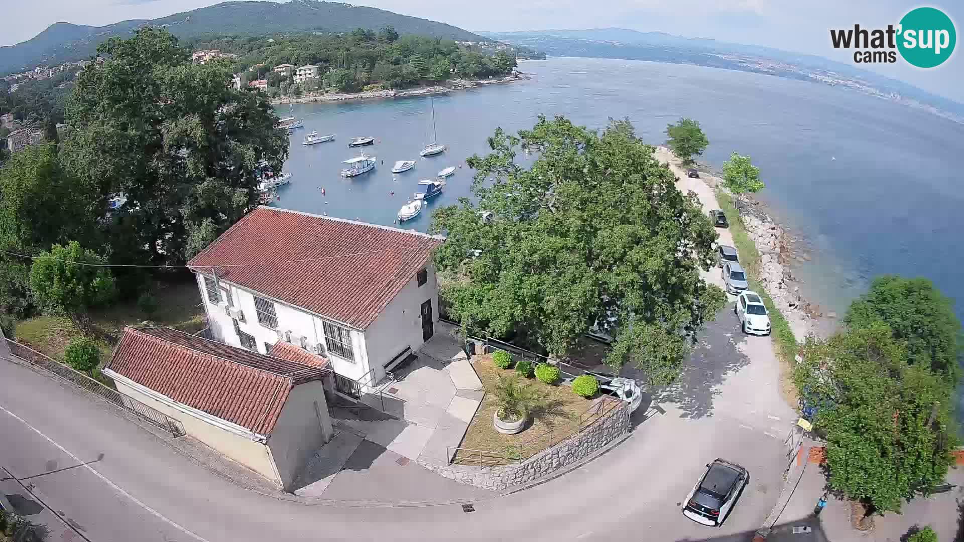 Webcam port d’Ika – Vue en direct et lumières d’Opatija