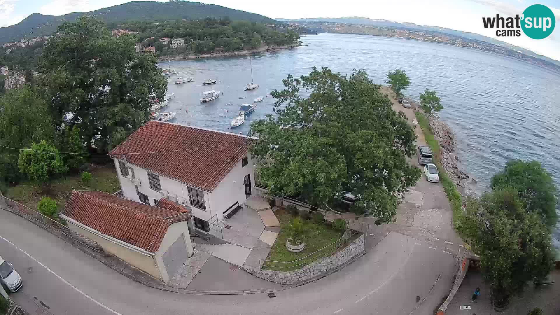 Webcam porto Ika – Vista LIVE sul porto e le luci di Opatija