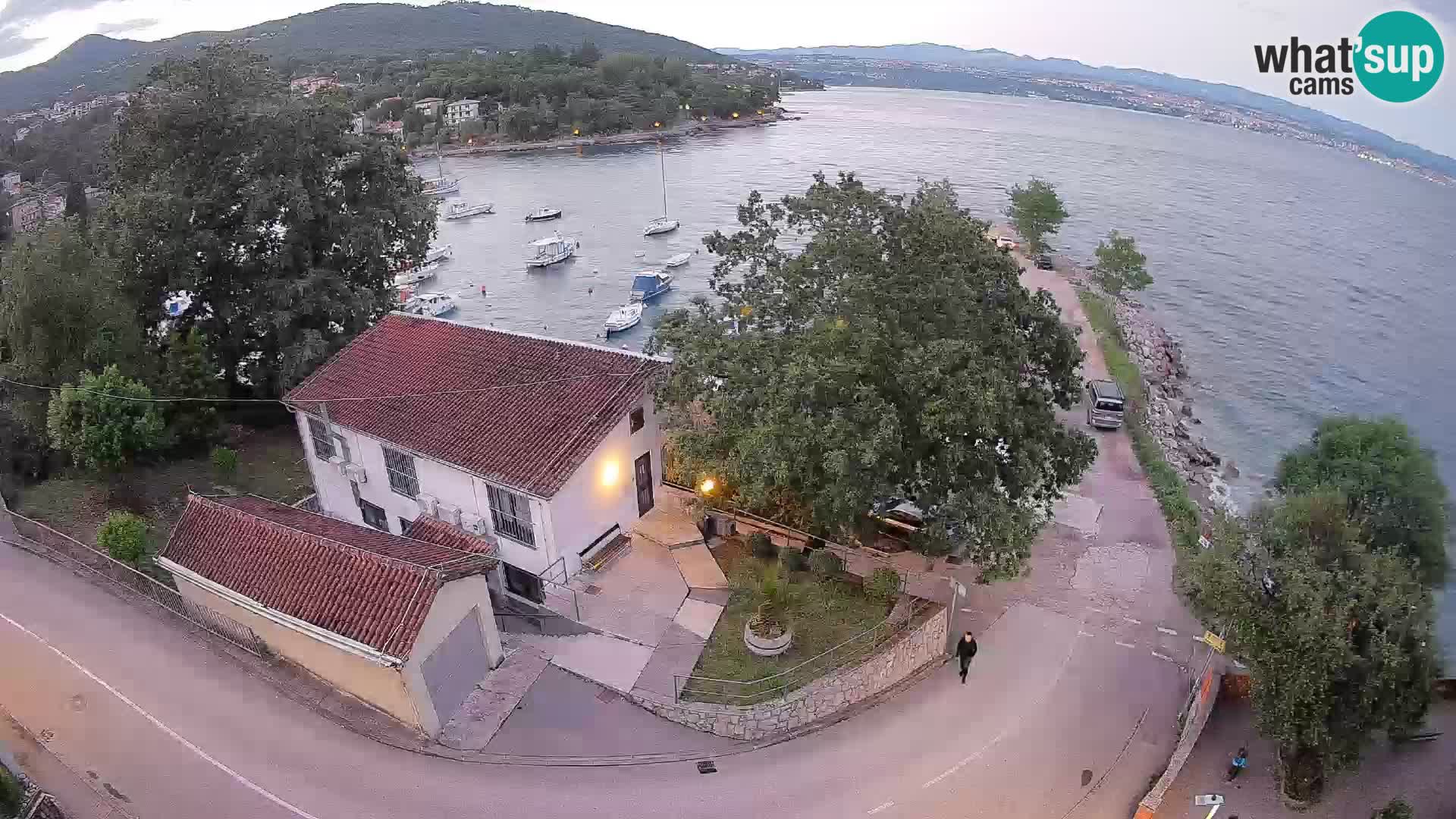 Webcam Ika Hafen – LIVE Blick auf den Hafen und die Lichter von Opatija