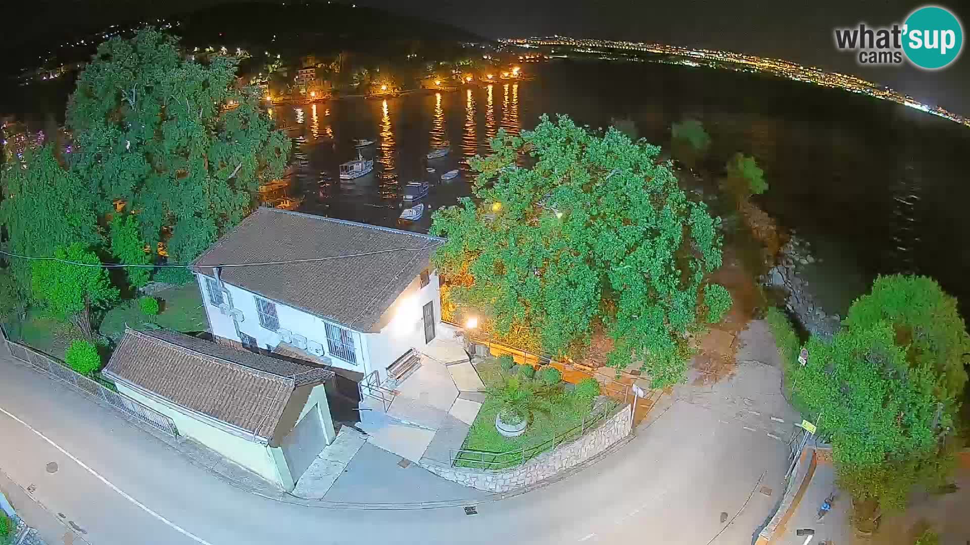 Webcam Ika Hafen – LIVE Blick auf den Hafen und die Lichter von Opatija