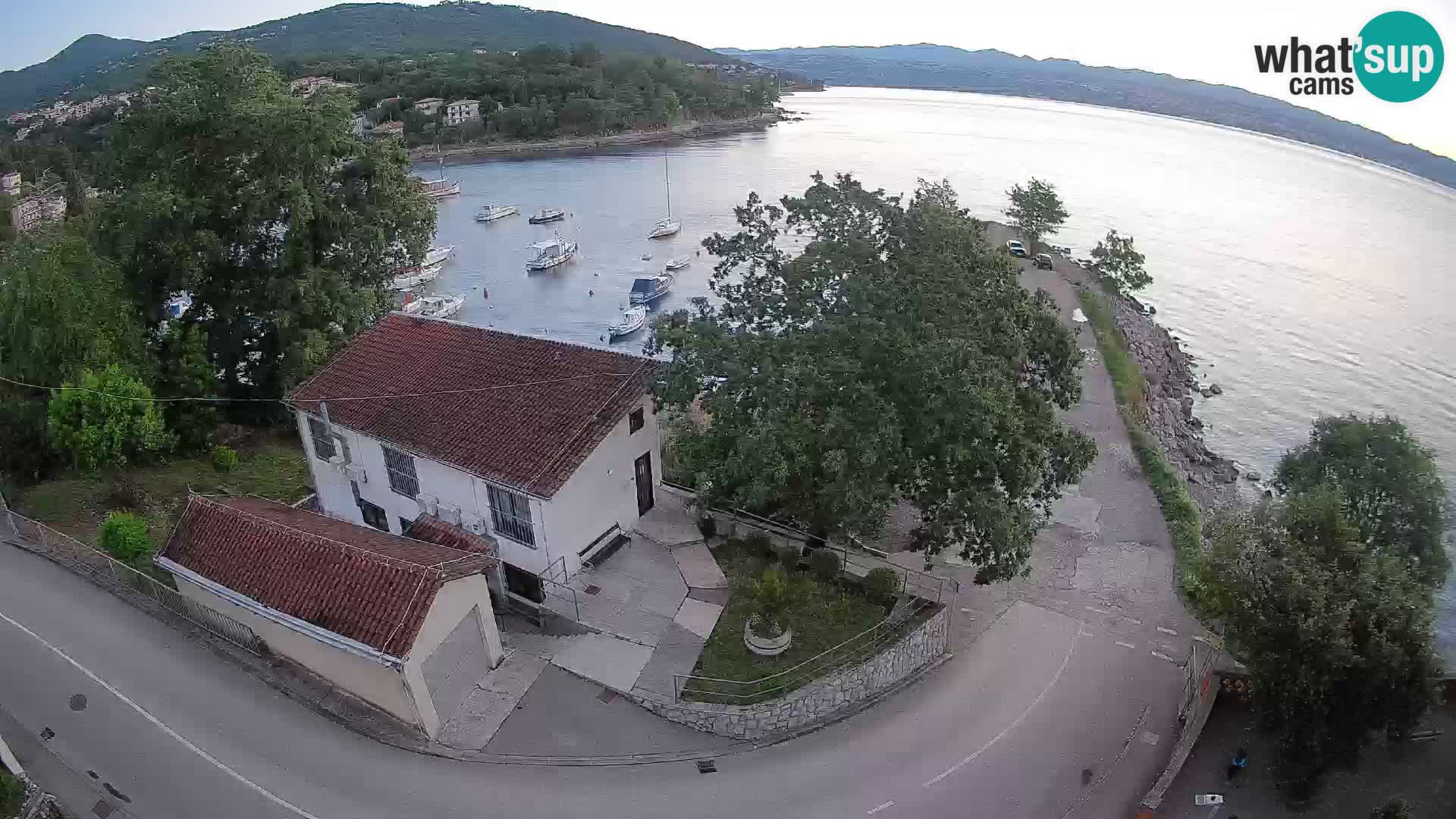 Webcam port d’Ika – Vue en direct et lumières d’Opatija