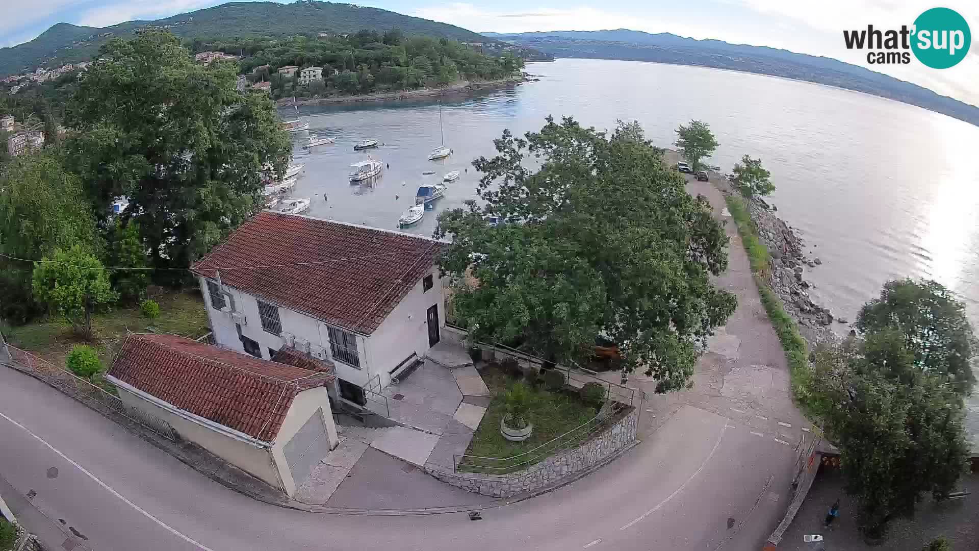Webcam port d’Ika – Vue en direct et lumières d’Opatija