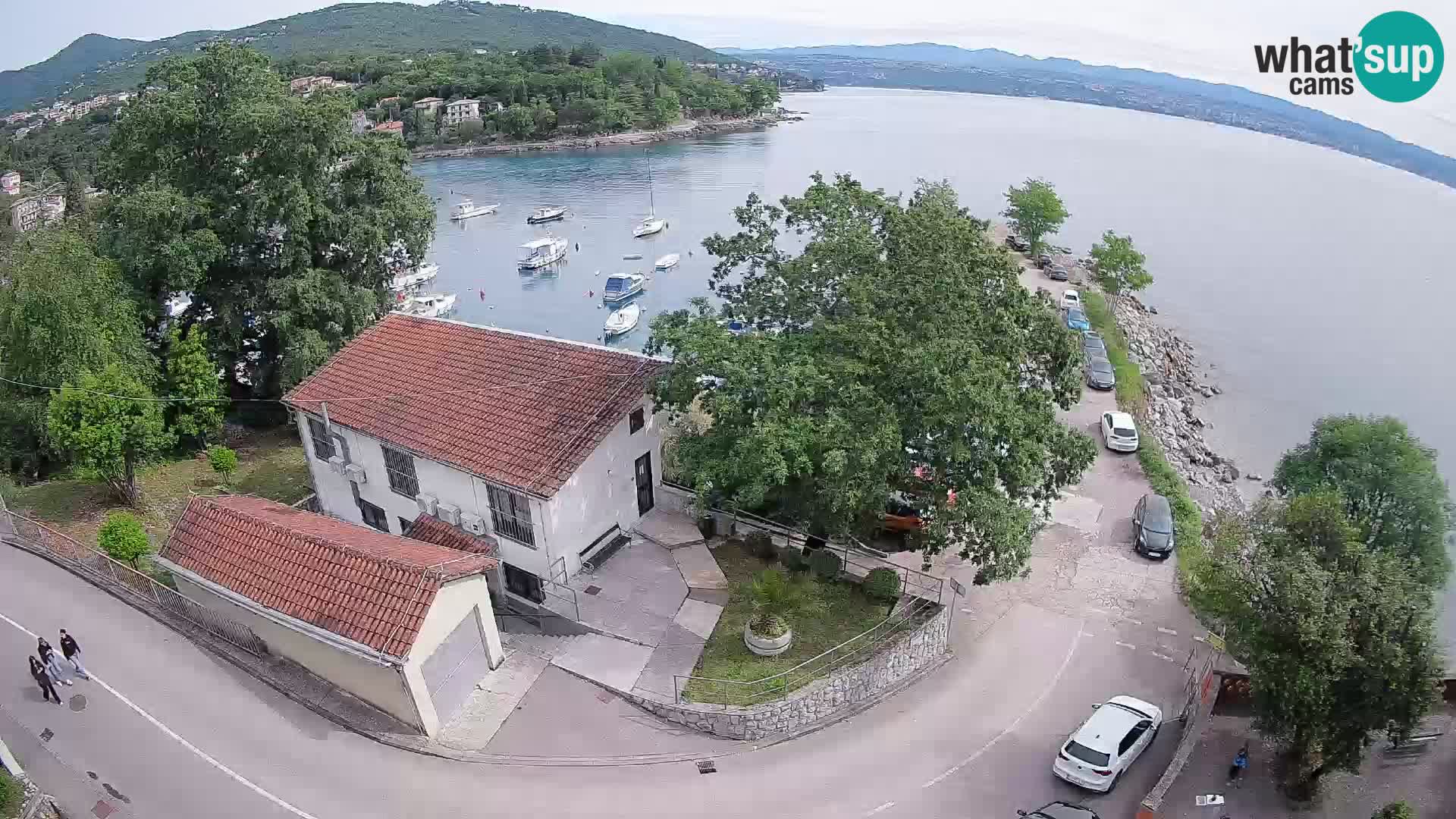 Webcam porto Ika – Vista LIVE sul porto e le luci di Opatija