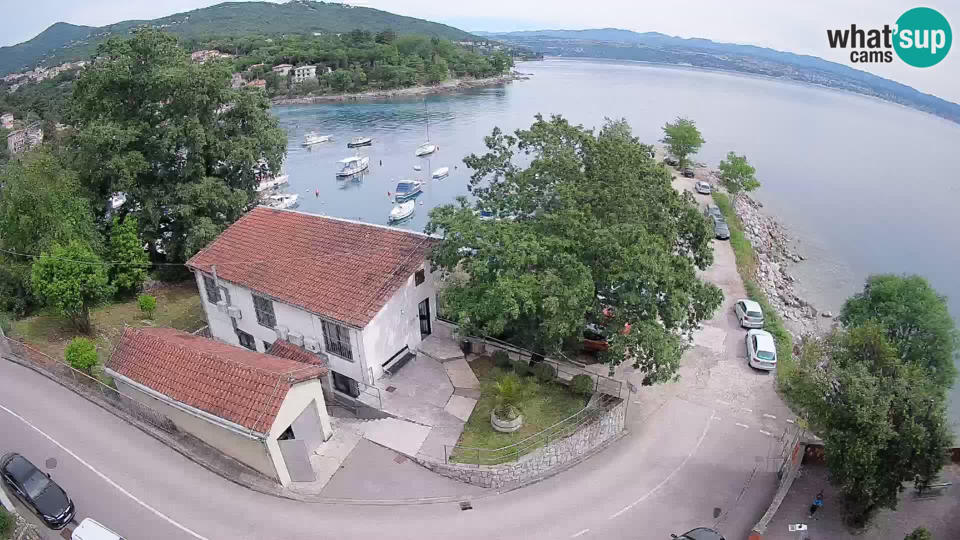 Webcam port d’Ika – Vue en direct et lumières d’Opatija