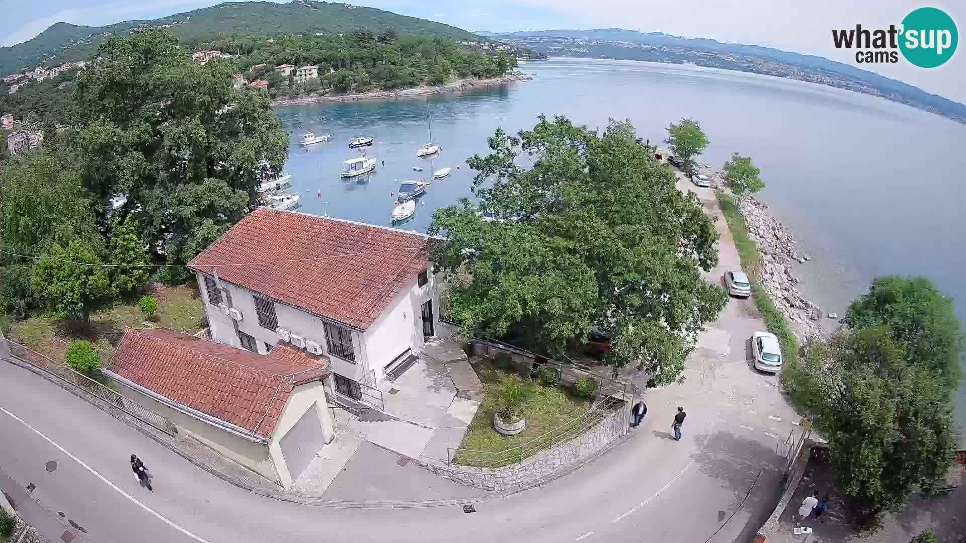 Webcam port d’Ika – Vue en direct et lumières d’Opatija