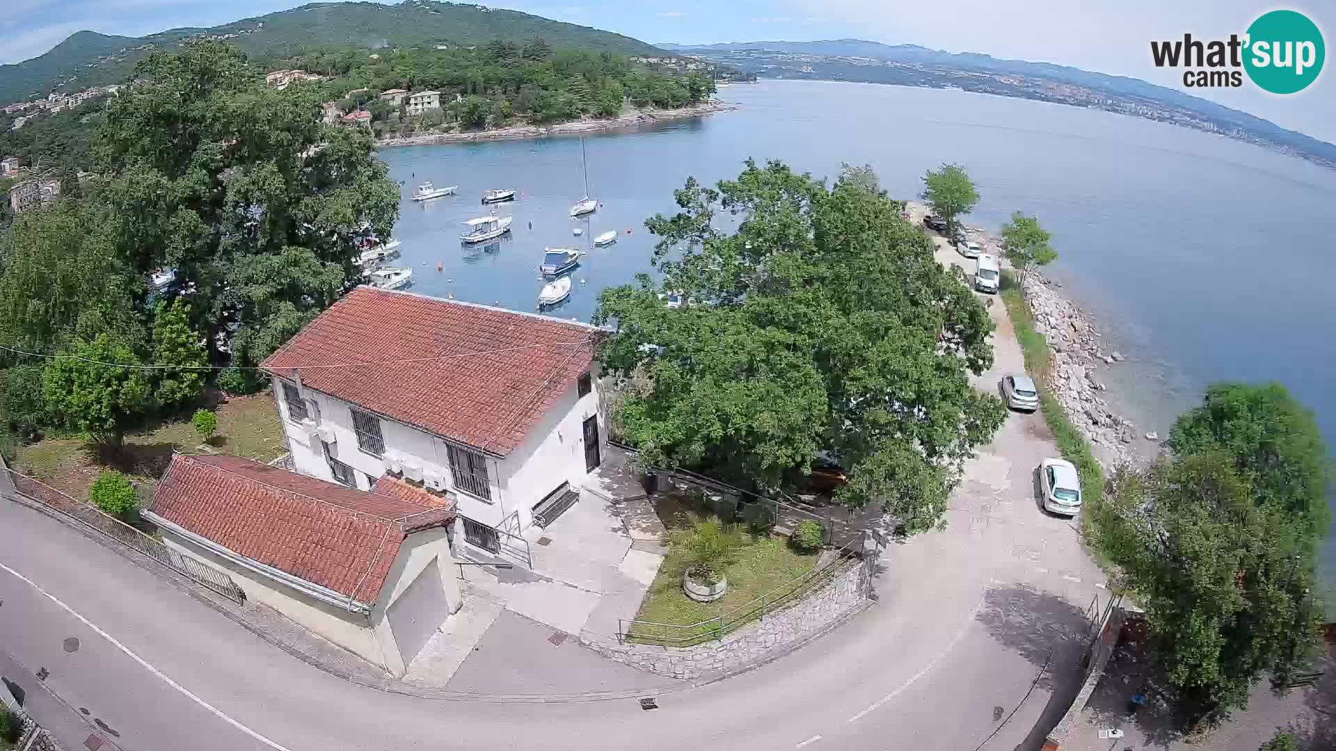 Webcam Ika Hafen – LIVE Blick auf den Hafen und die Lichter von Opatija