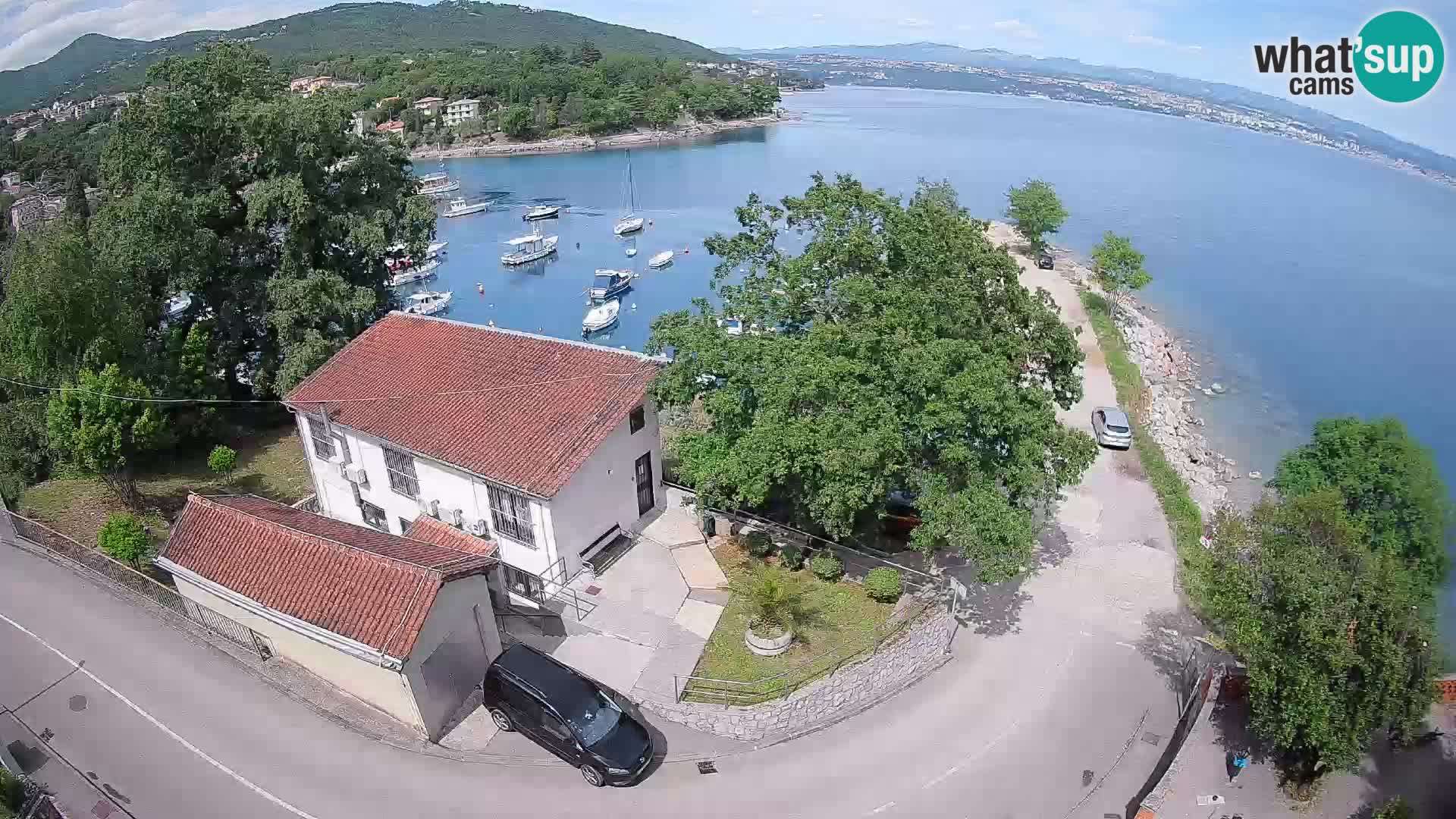 Webcam Ika Hafen – LIVE Blick auf den Hafen und die Lichter von Opatija