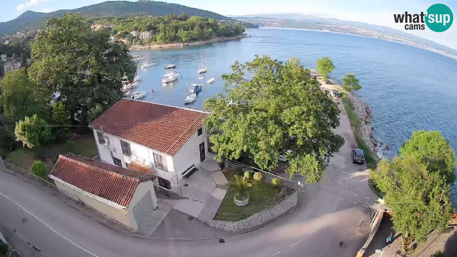Webcam Ika Hafen – LIVE Blick auf den Hafen und die Lichter von Opatija