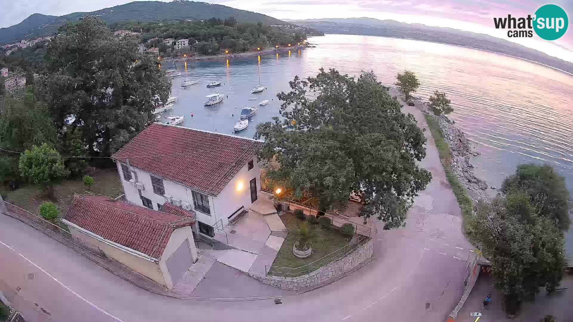 Webcam Ika Hafen – LIVE Blick auf den Hafen und die Lichter von Opatija