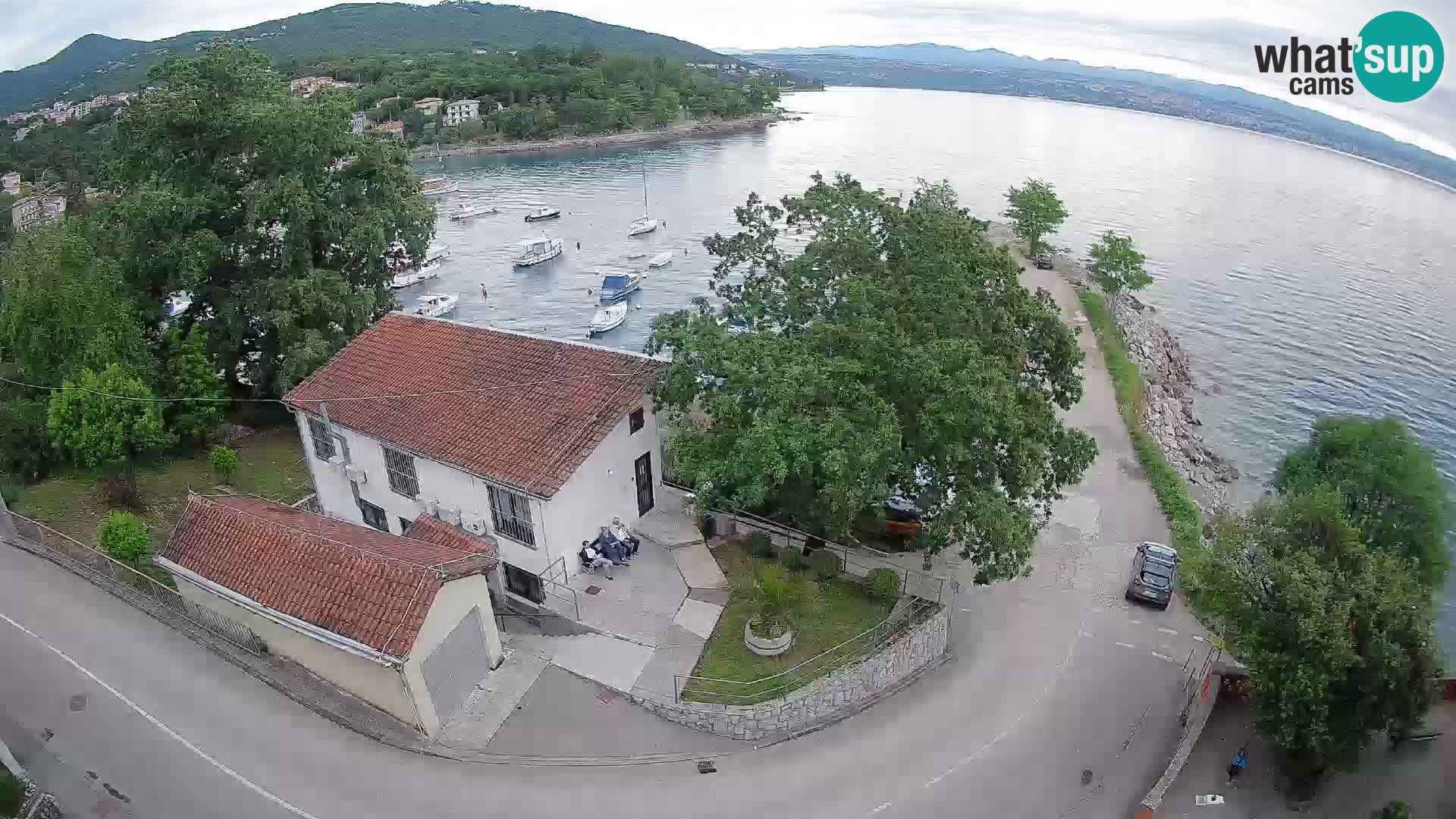 Webcam porto Ika – Vista LIVE sul porto e le luci di Opatija