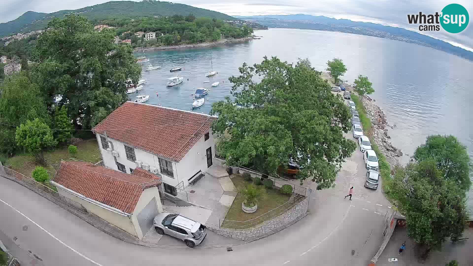 Webcam porto Ika – Vista LIVE sul porto e le luci di Opatija