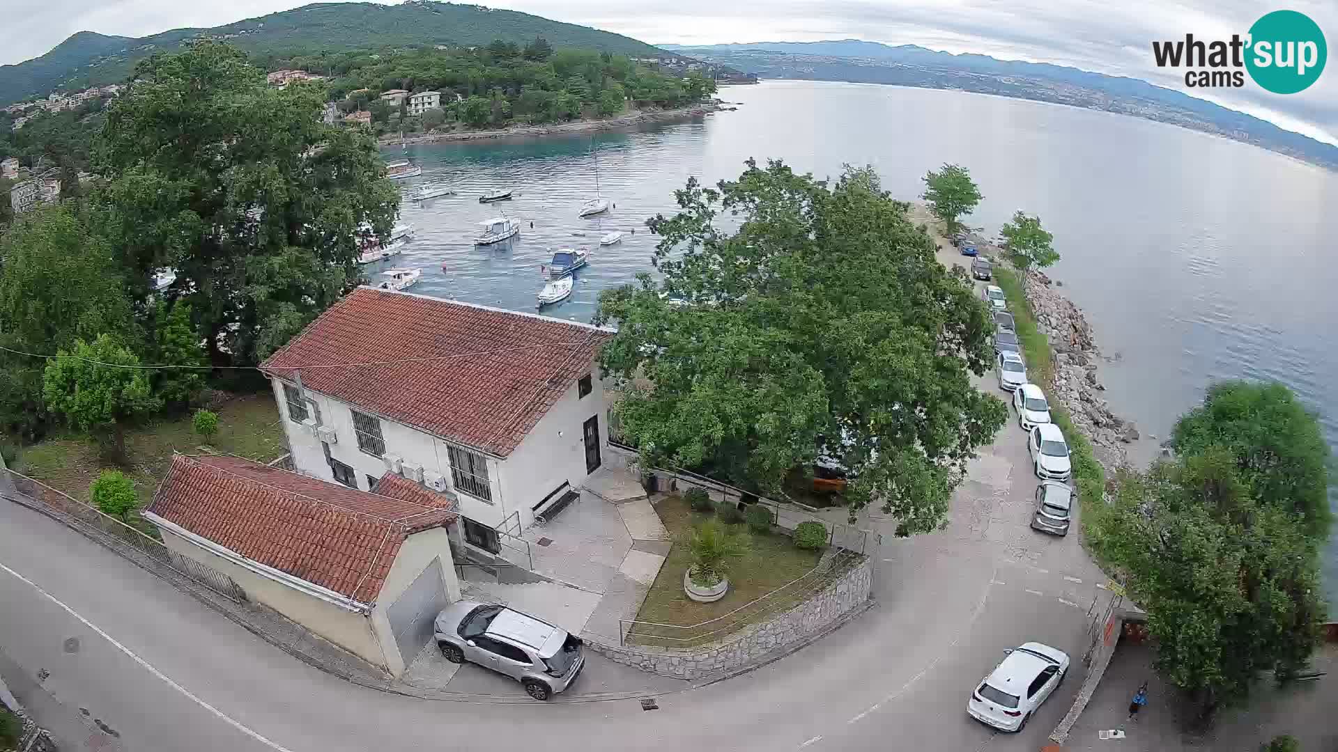 Webcam port d’Ika – Vue en direct et lumières d’Opatija