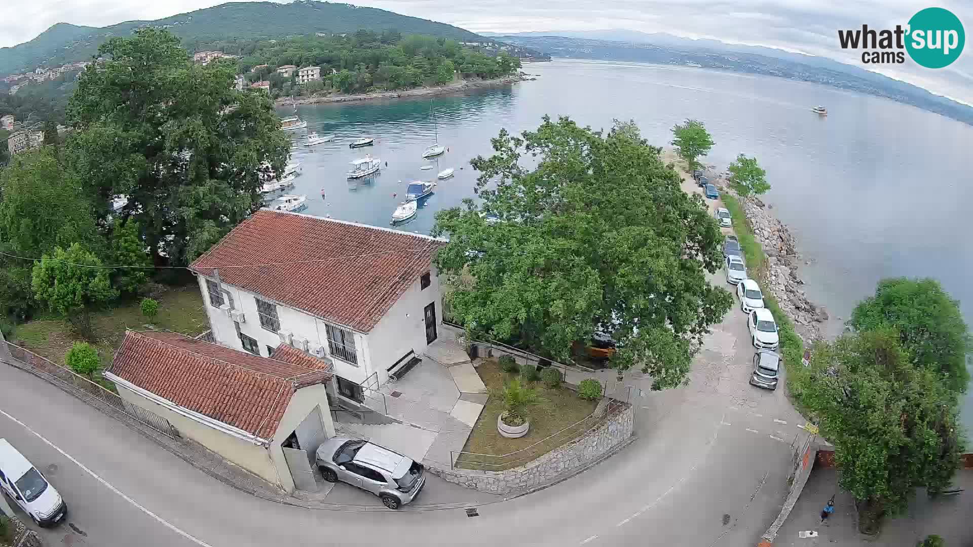 Webcam porto Ika – Vista LIVE sul porto e le luci di Opatija