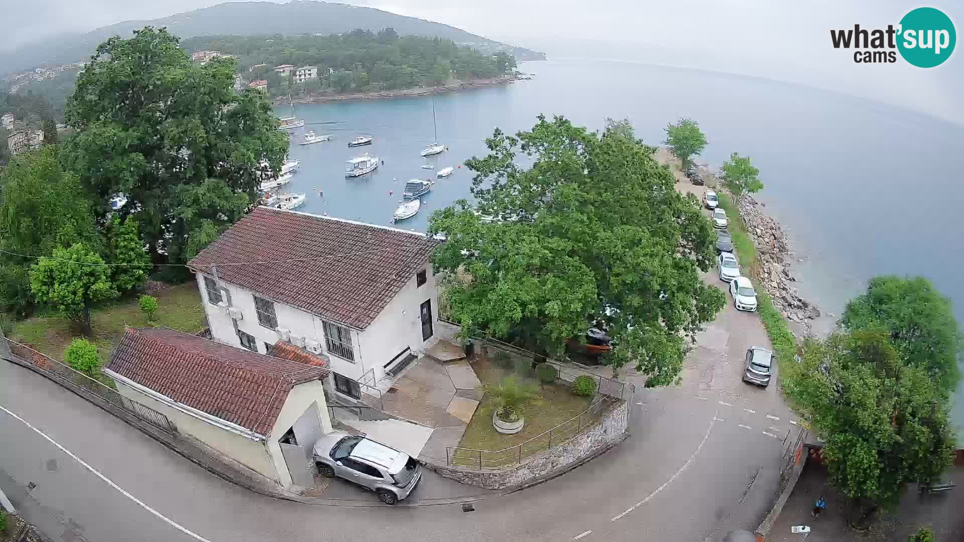Ika Harbor Webcam – LIVE View of the Harbor and Opatija Lights