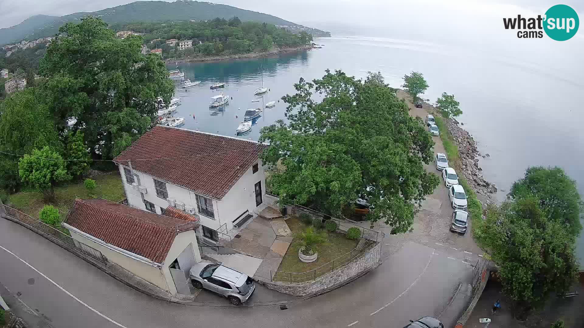Webcam porto Ika – Vista LIVE sul porto e le luci di Opatija