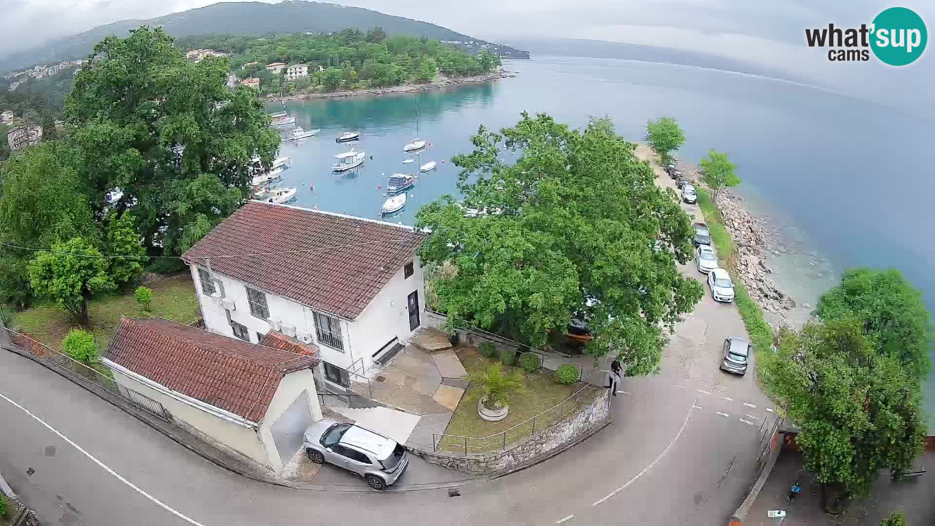 Ika Harbor Webcam – LIVE View of the Harbor and Opatija Lights