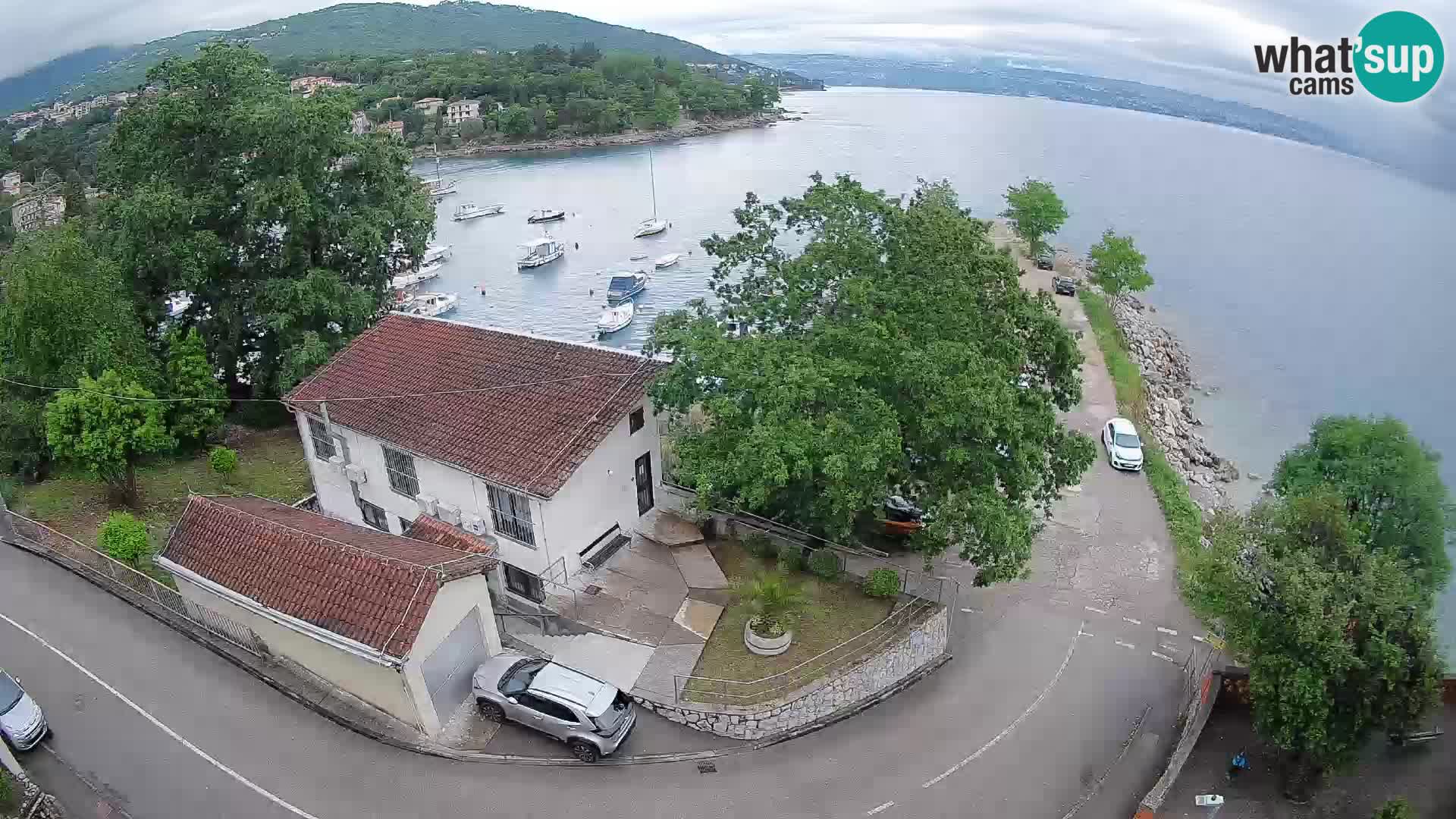 Webcam port d’Ika – Vue en direct et lumières d’Opatija
