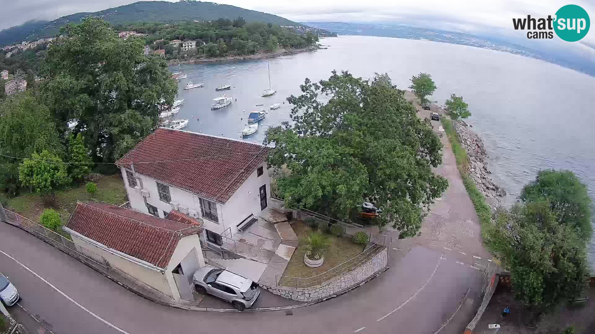 Webcam Ika Hafen – LIVE Blick auf den Hafen und die Lichter von Opatija