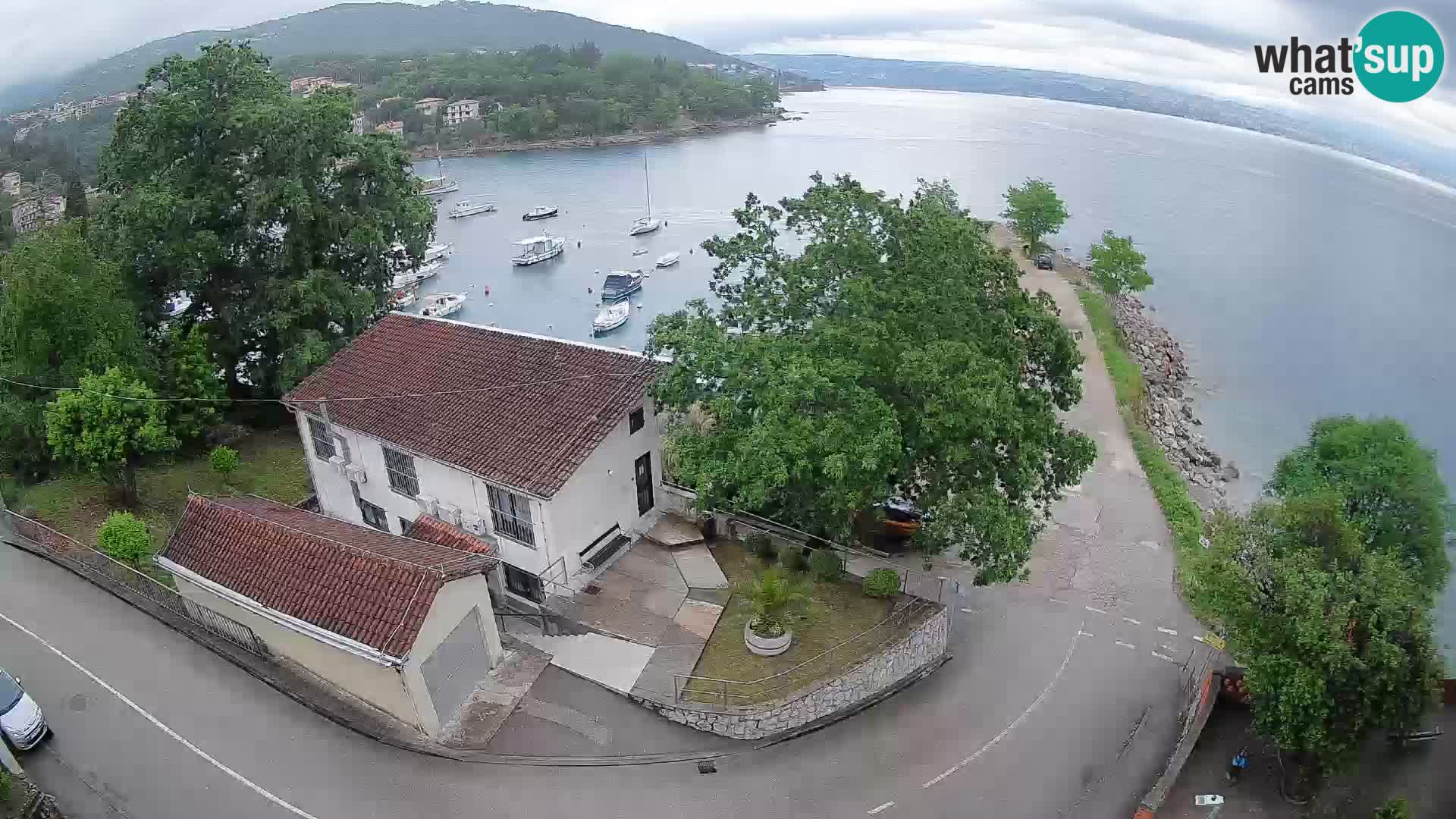 Webcam Ika Hafen – LIVE Blick auf den Hafen und die Lichter von Opatija