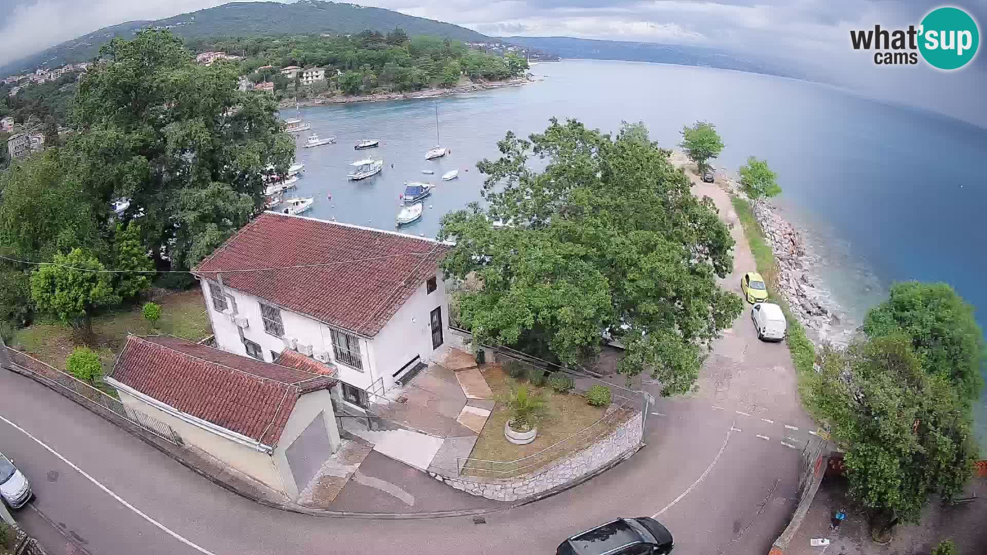 Webcam Ika Hafen – LIVE Blick auf den Hafen und die Lichter von Opatija
