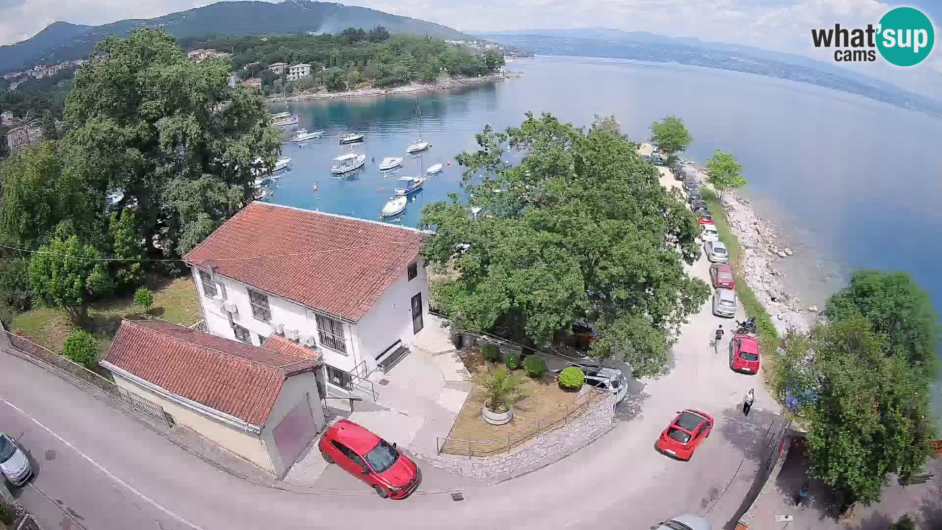 Ika Harbor Webcam – LIVE View of the Harbor and Opatija Lights