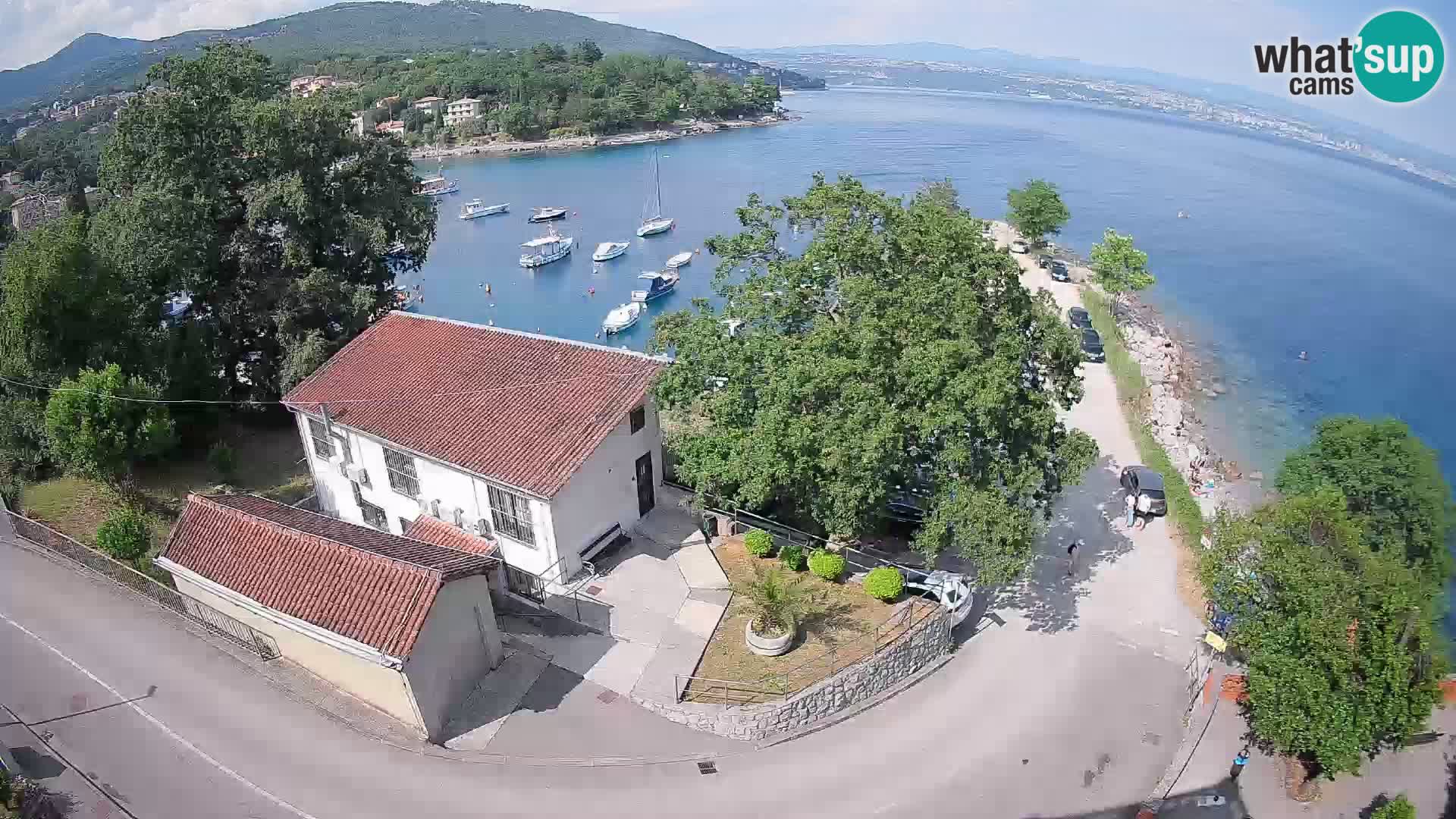 Webcam Ika Hafen – LIVE Blick auf den Hafen und die Lichter von Opatija