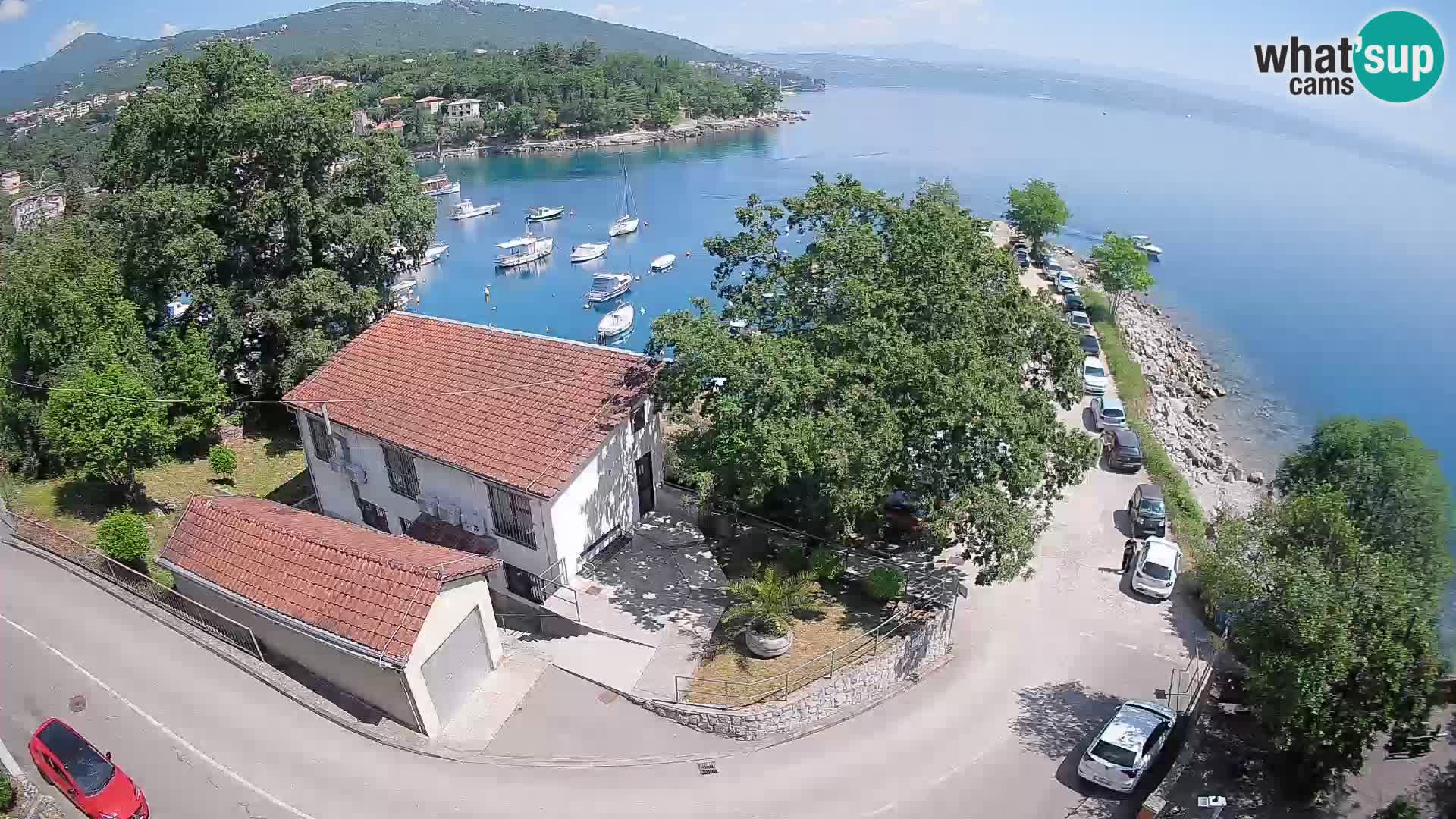 Ika Harbor Webcam – LIVE View of the Harbor and Opatija Lights