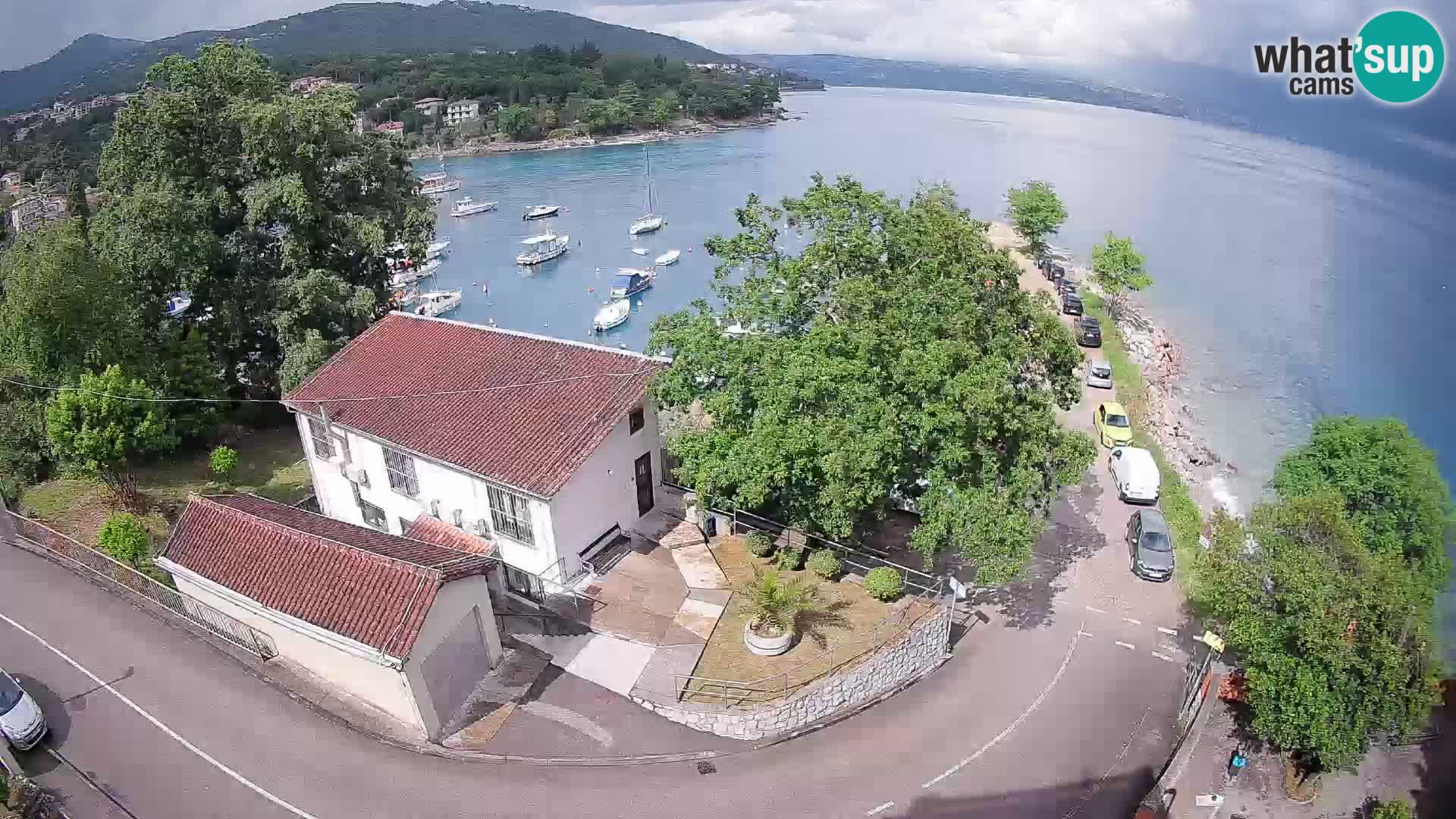Webcam port d’Ika – Vue en direct et lumières d’Opatija
