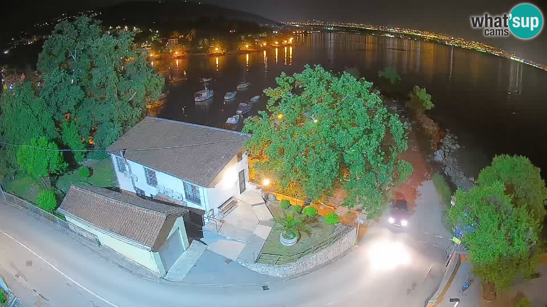 Webcam Ika Hafen – LIVE Blick auf den Hafen und die Lichter von Opatija