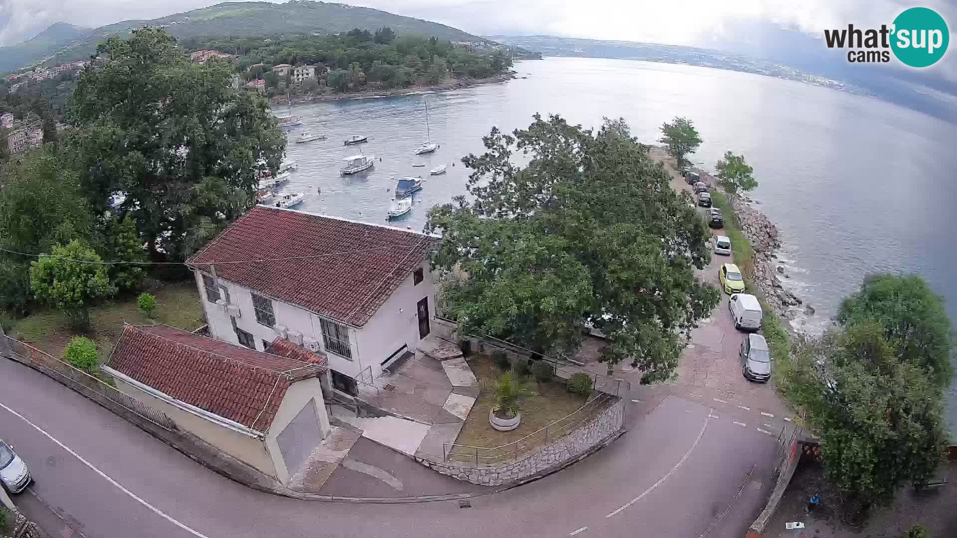 Ika Harbor Webcam – LIVE View of the Harbor and Opatija Lights