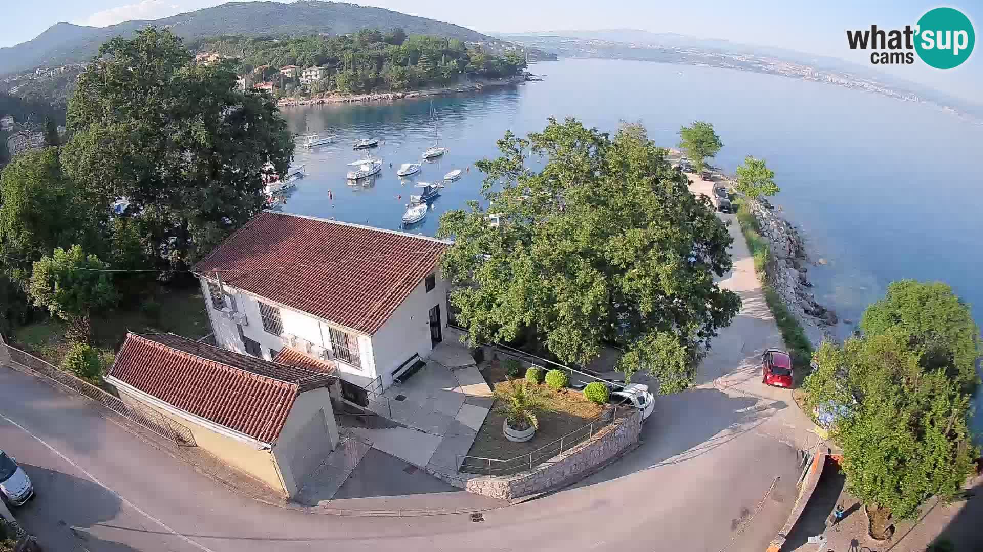 Webcam port d’Ika – Vue en direct et lumières d’Opatija