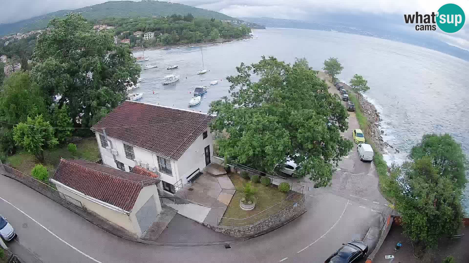 Webcam port d’Ika – Vue en direct et lumières d’Opatija