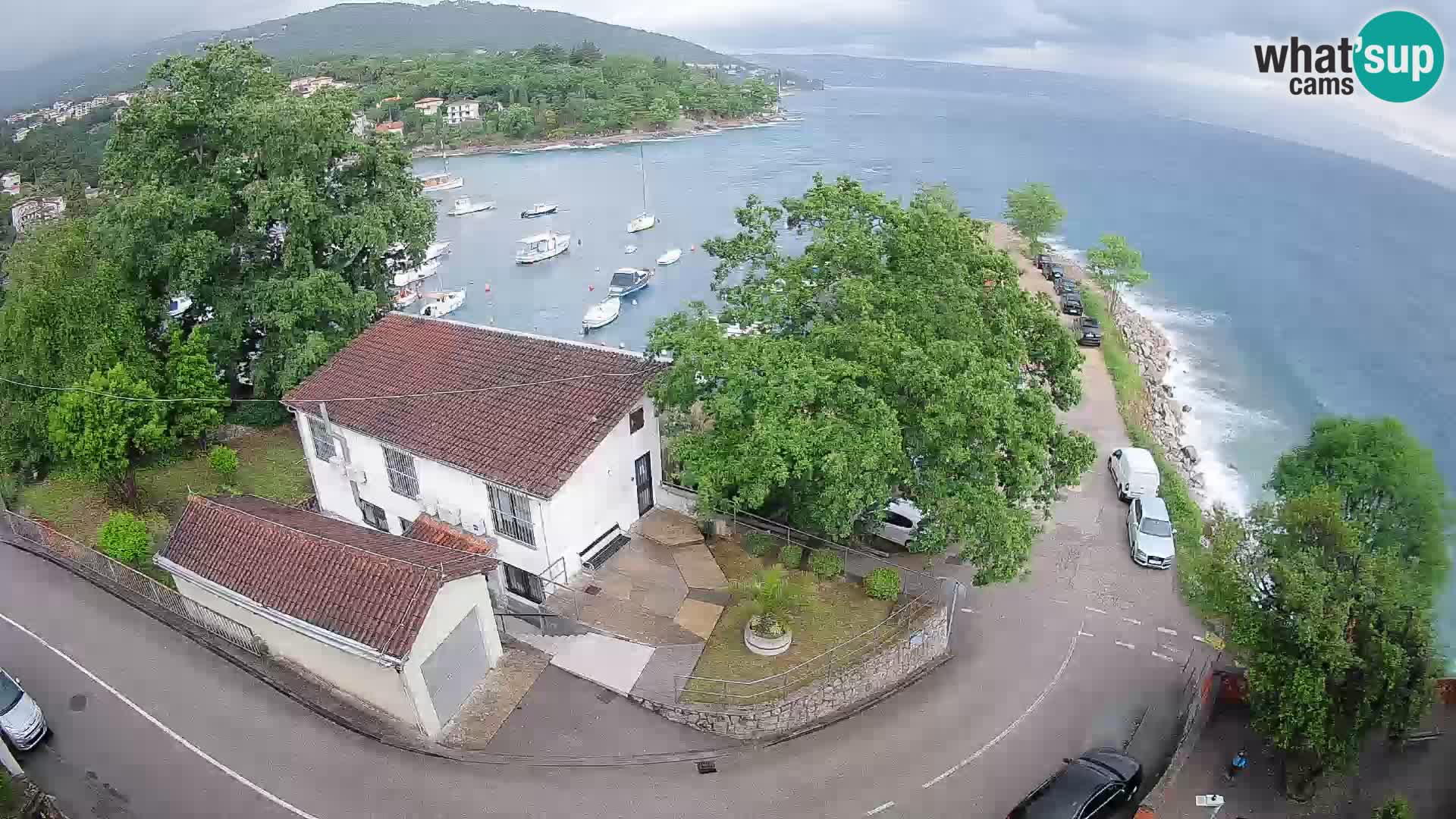 Webcam Ika Hafen – LIVE Blick auf den Hafen und die Lichter von Opatija