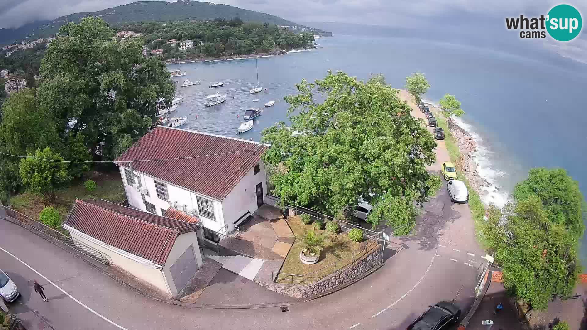 Ika Harbor Webcam – LIVE View of the Harbor and Opatija Lights