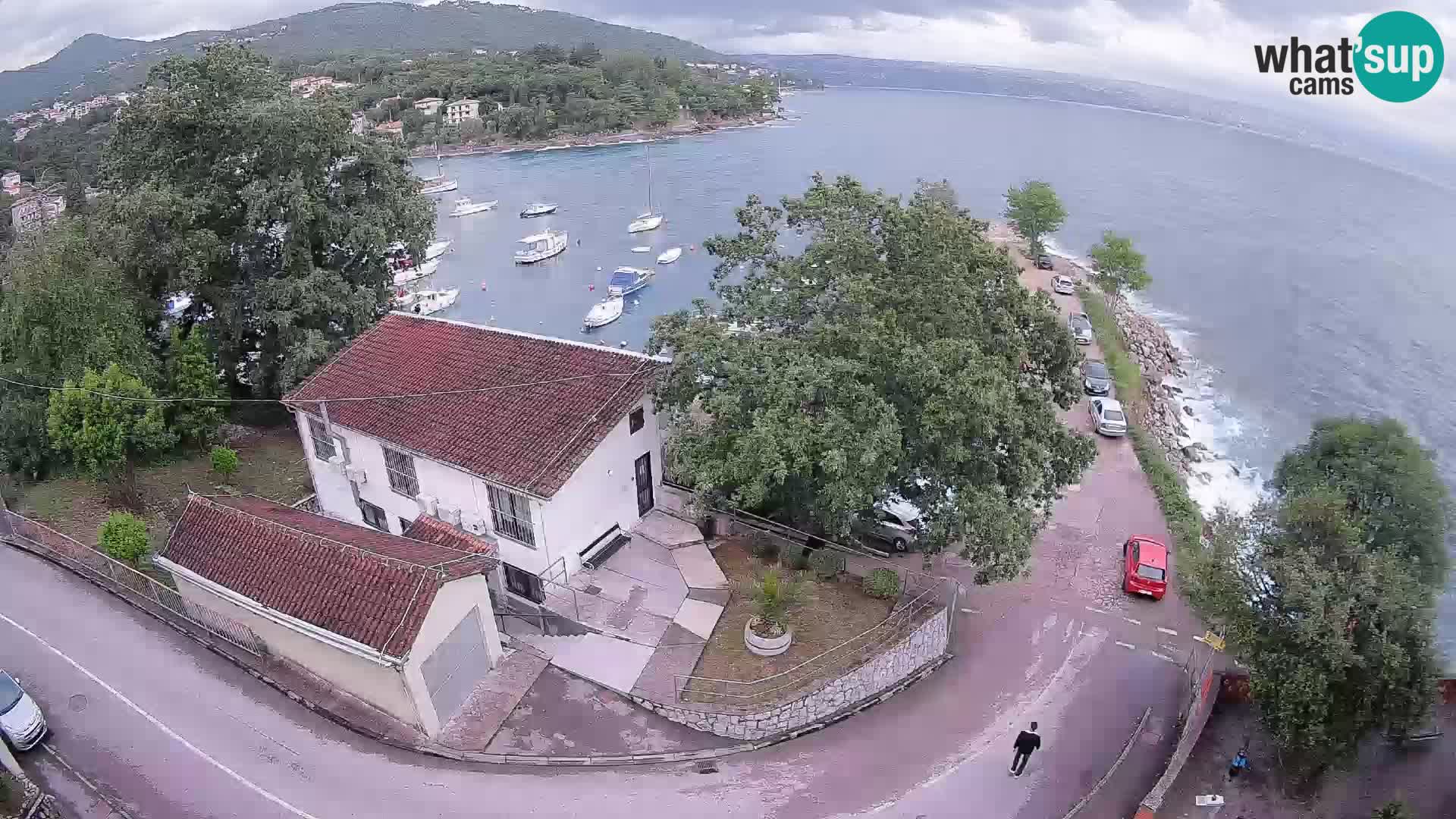 Webcam port d’Ika – Vue en direct et lumières d’Opatija
