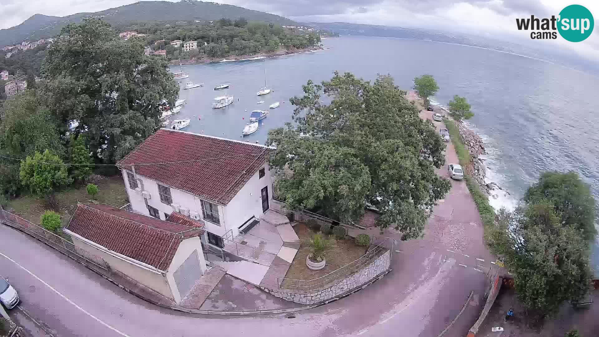 Webcam port d’Ika – Vue en direct et lumières d’Opatija