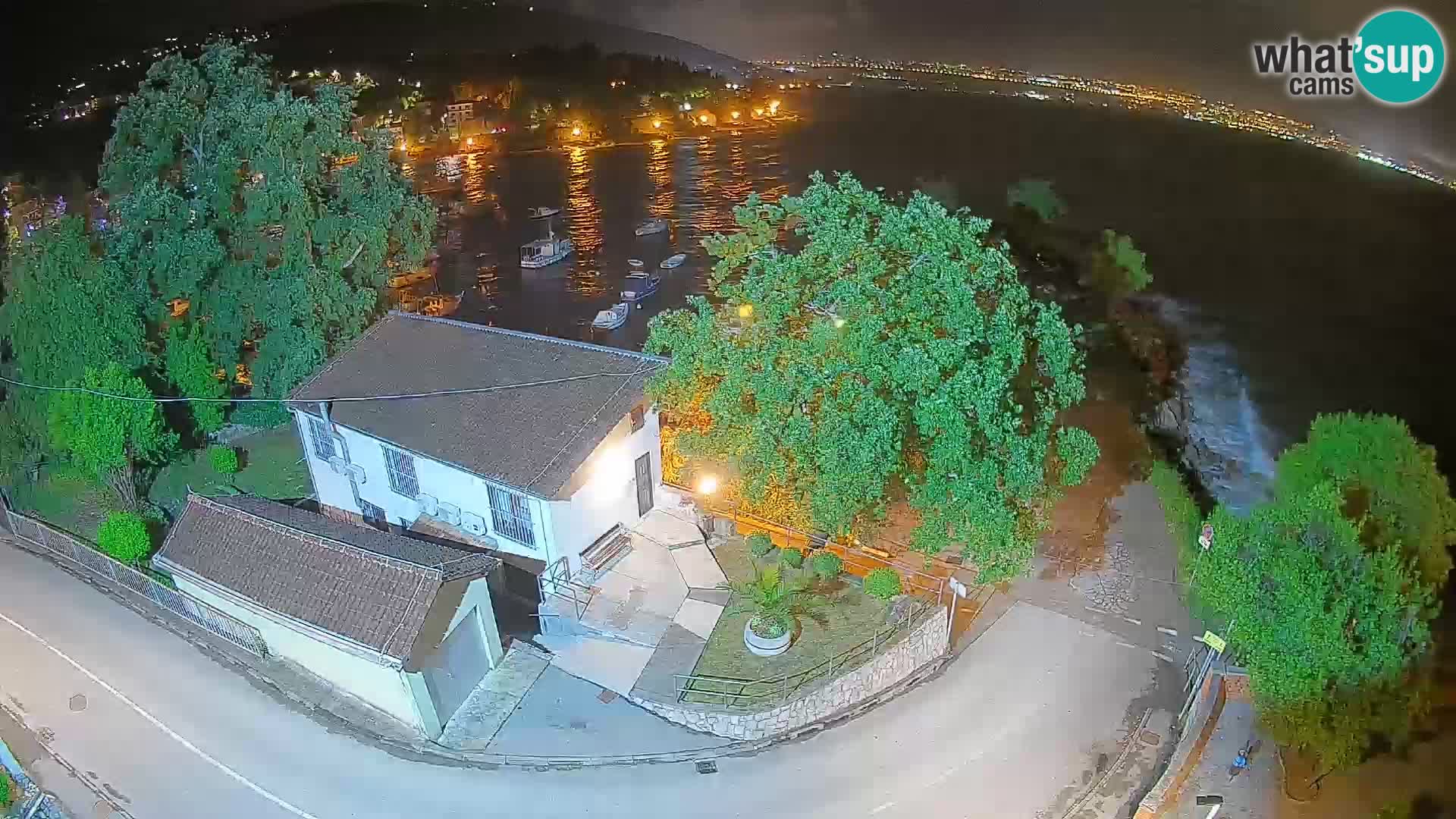 Webcam Ika Hafen – LIVE Blick auf den Hafen und die Lichter von Opatija