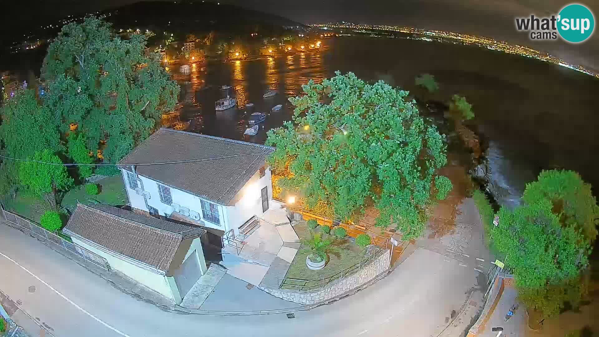 Webcam Ika Hafen – LIVE Blick auf den Hafen und die Lichter von Opatija