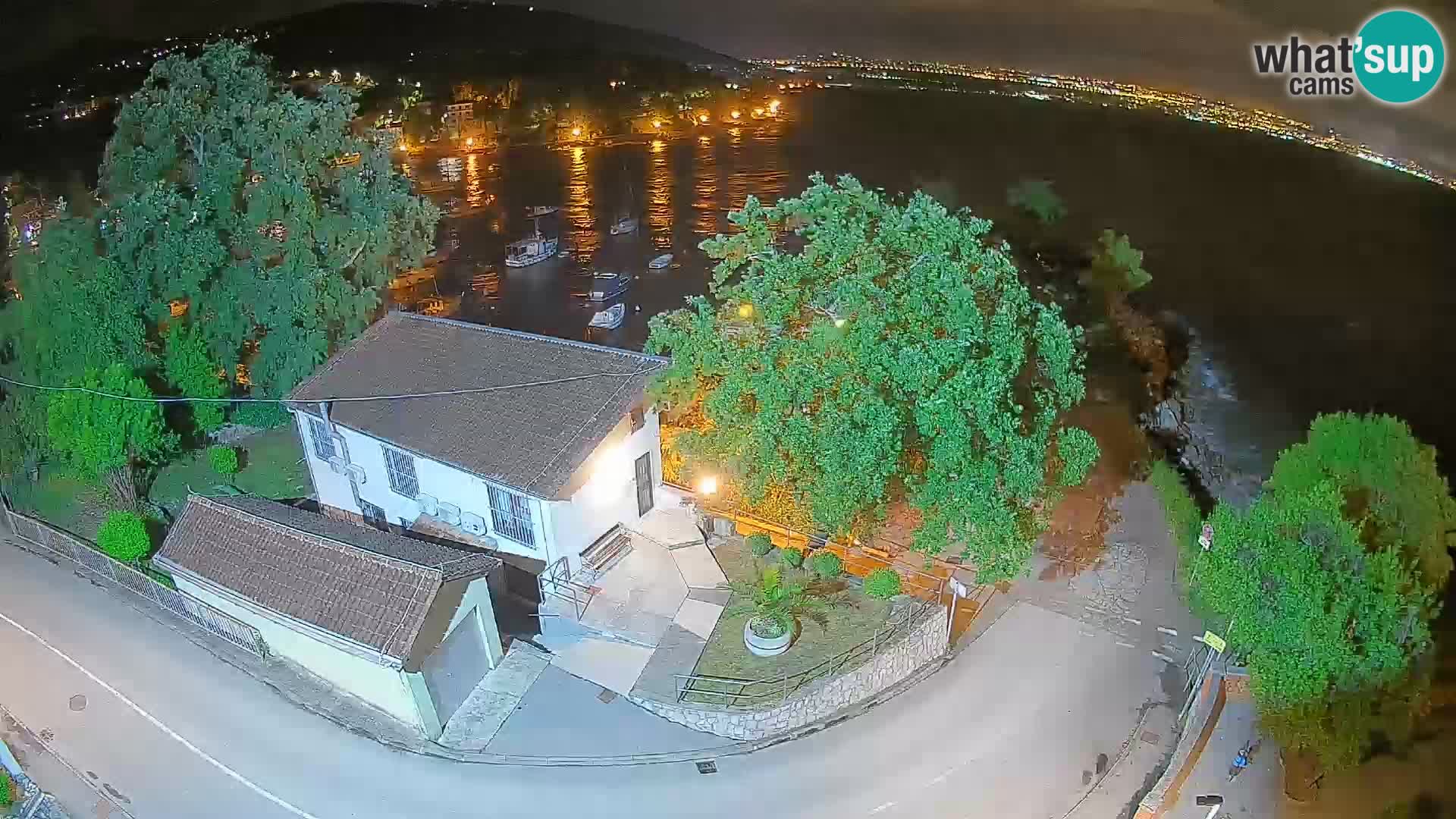 Webcam Ika Hafen – LIVE Blick auf den Hafen und die Lichter von Opatija