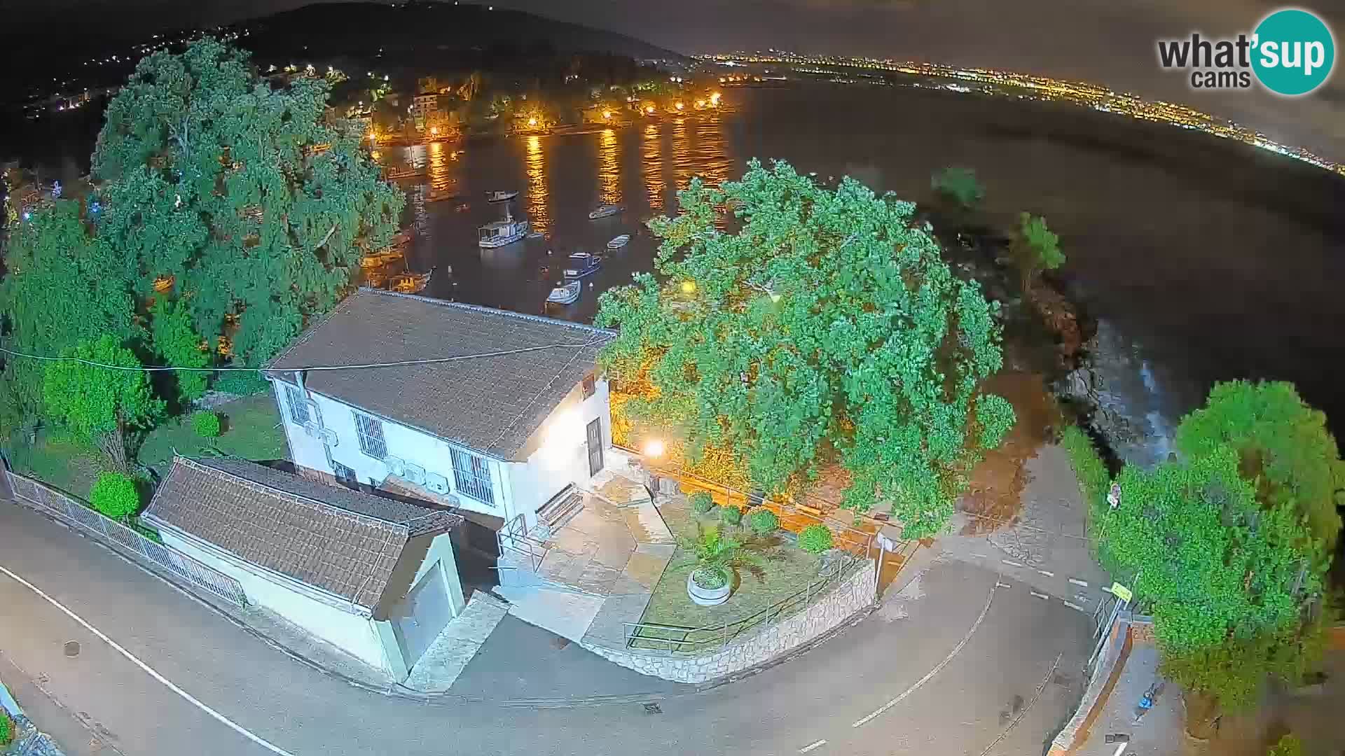 Webcam Ika Hafen – LIVE Blick auf den Hafen und die Lichter von Opatija