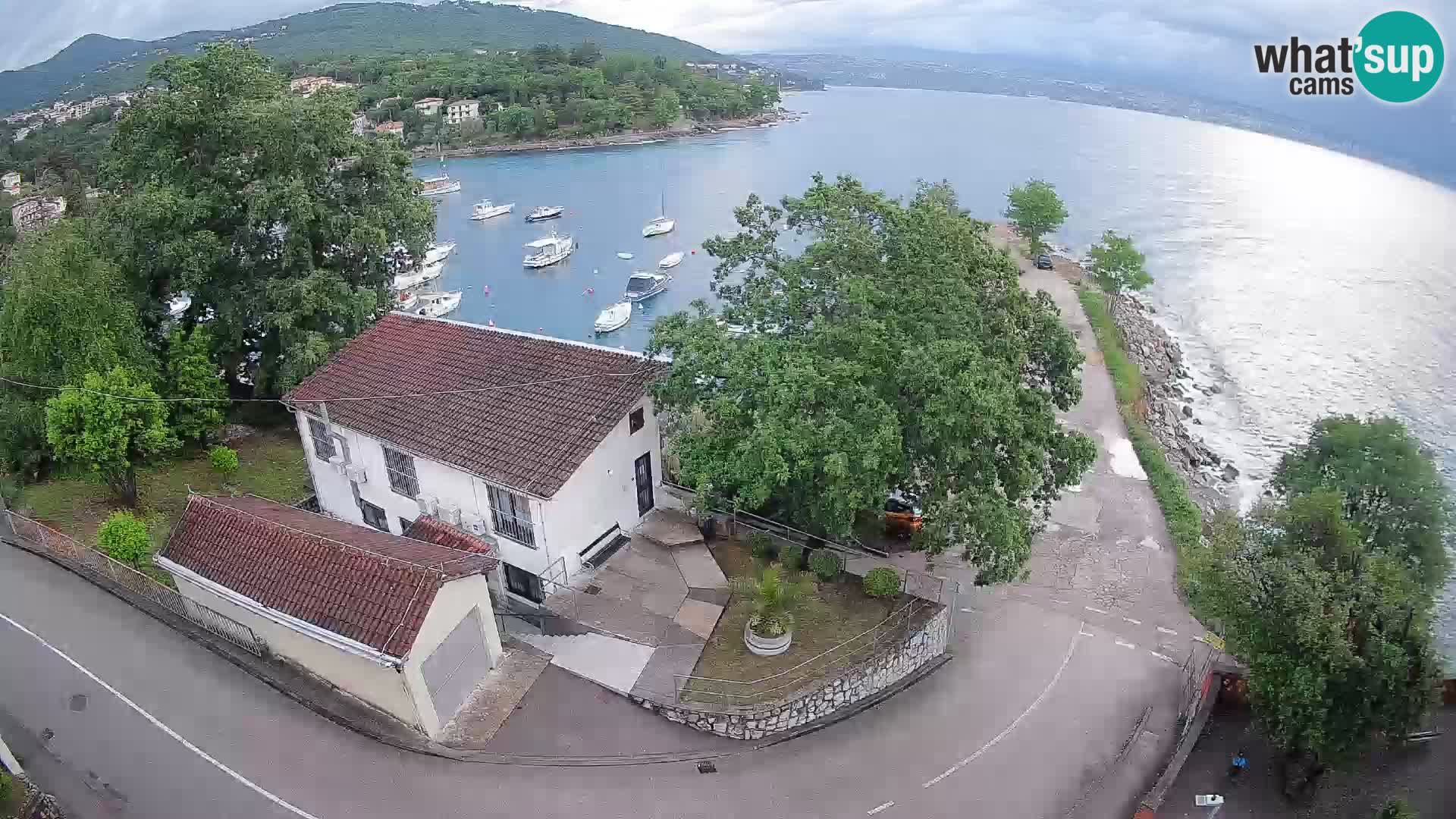 Webcam Ika Hafen – LIVE Blick auf den Hafen und die Lichter von Opatija