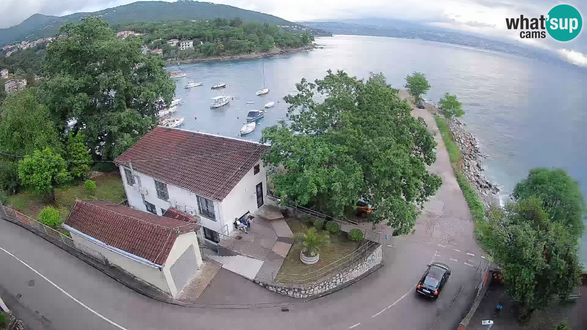 Webcam Ika Hafen – LIVE Blick auf den Hafen und die Lichter von Opatija