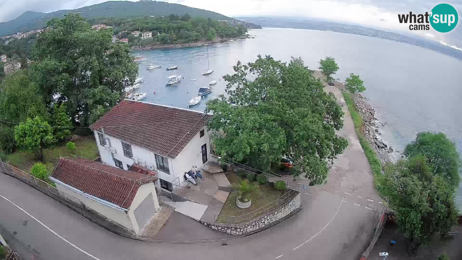 Webcam Ika Hafen – LIVE Blick auf den Hafen und die Lichter von Opatija